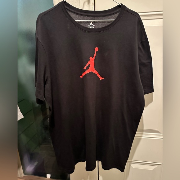 Nike Other - Jordan Jumpman Red Graphic Dri-FIT Men's Black T-Shirt Size XXL 561416